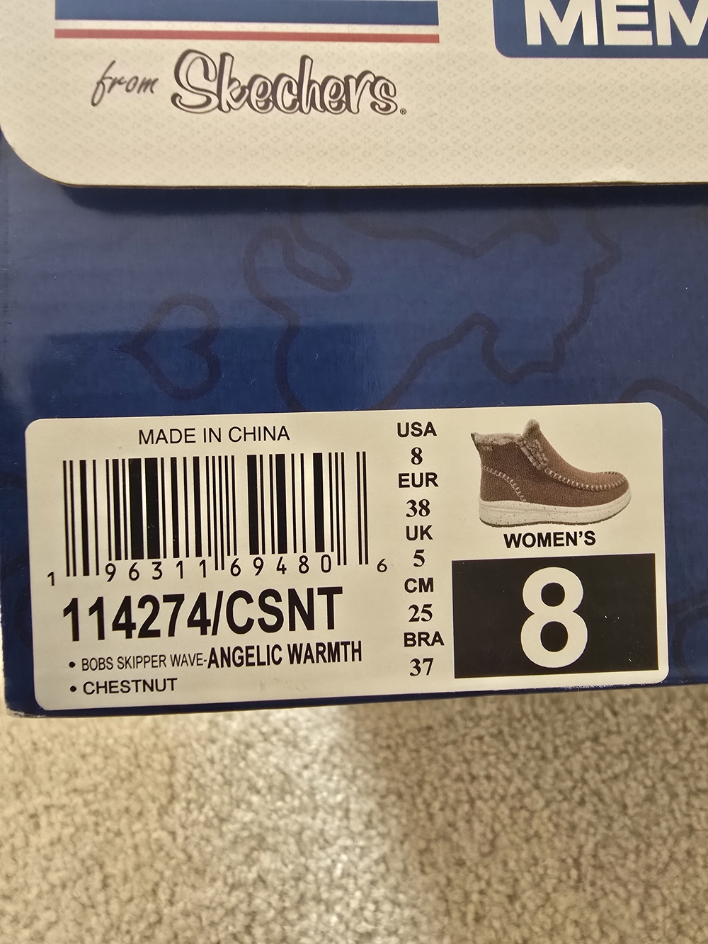 Skechers Woman's Brown Cozy Slip-On Shoes - Picture 7 of 7